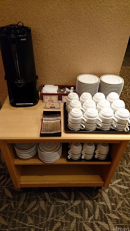 コーヒーはホテル共通のコーヒーとのことでした♪