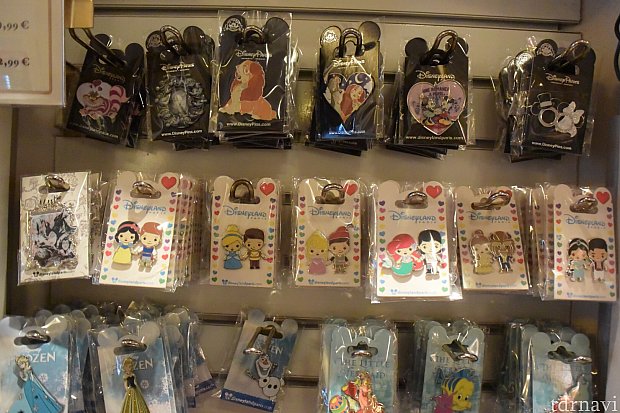 プリンセス系のピンの種類が多かったです‼︎