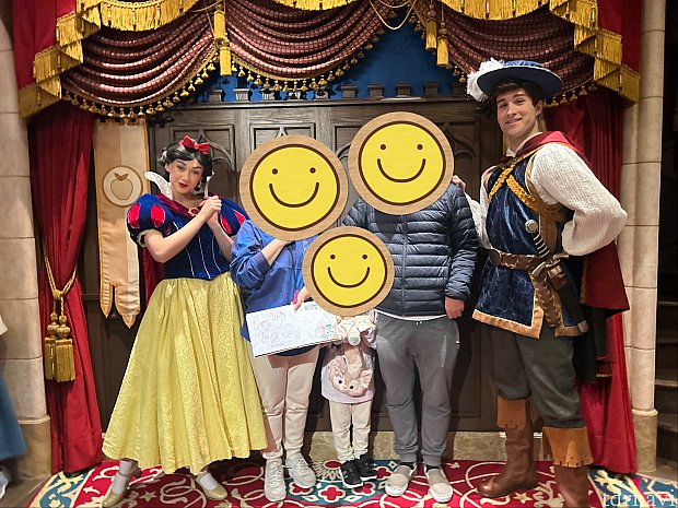 白雪姫&王子様とペアグリできました！ ロイヤル・レセプション・ホール