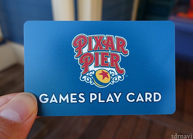 購入したポイントカードがこちら。追加チャージもできます。