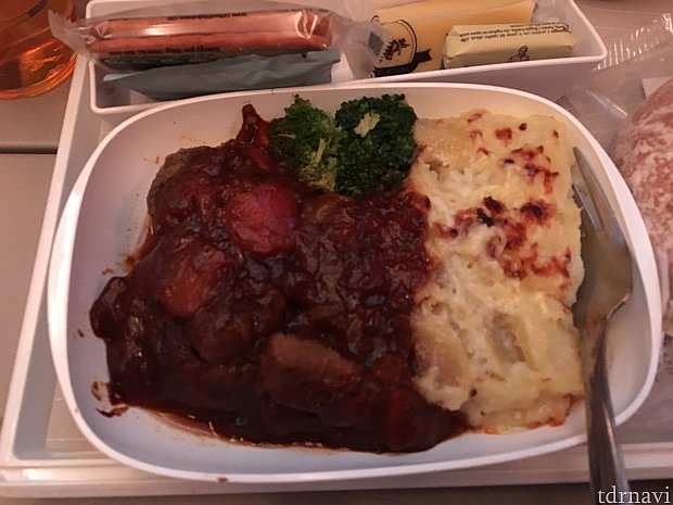 帰りの機内食です。