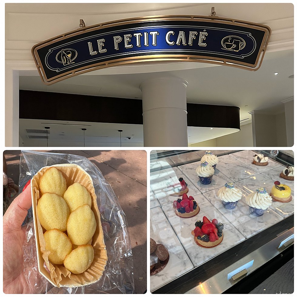 Le Petit Cafe<br>
ホテルメイドのプチマドレーヌもケーキも美味しゅうございました