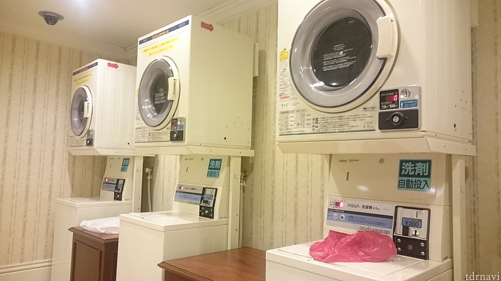 洗濯機+乾燥機が7セット
乾燥は【設定時間+5分(冷却時間)】で終わります