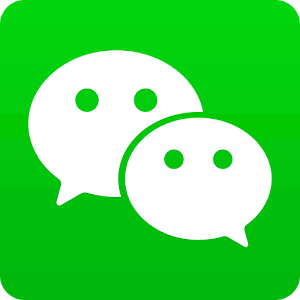 WeChatのマークです。
中国版LINE的なものになります。