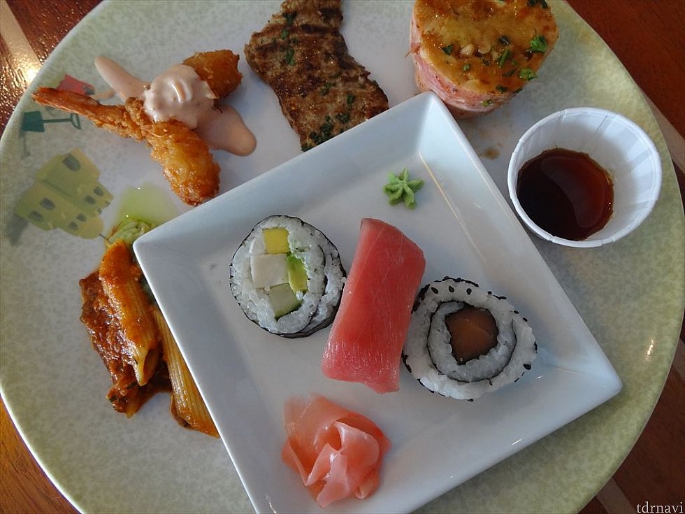【ランチ】ナッソーに寄港した日はお寿司もありました