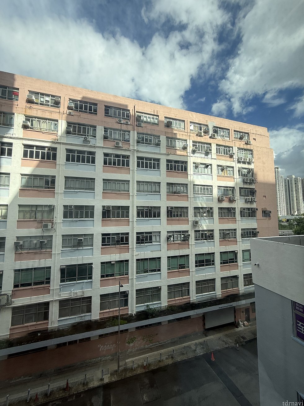 4階の部屋からの景色