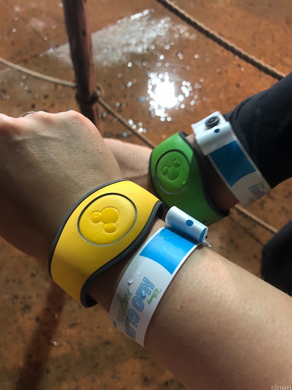入場と同時に腕に巻かれます💪
オフィシャルで購入し
しっかりマジックバンドにチケット入ってました♬