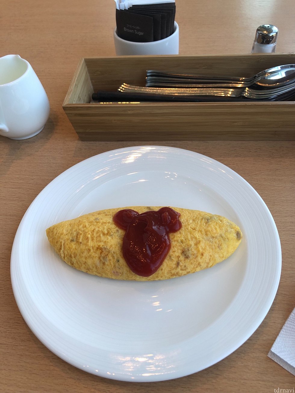オムレツ作っていただきました❣️