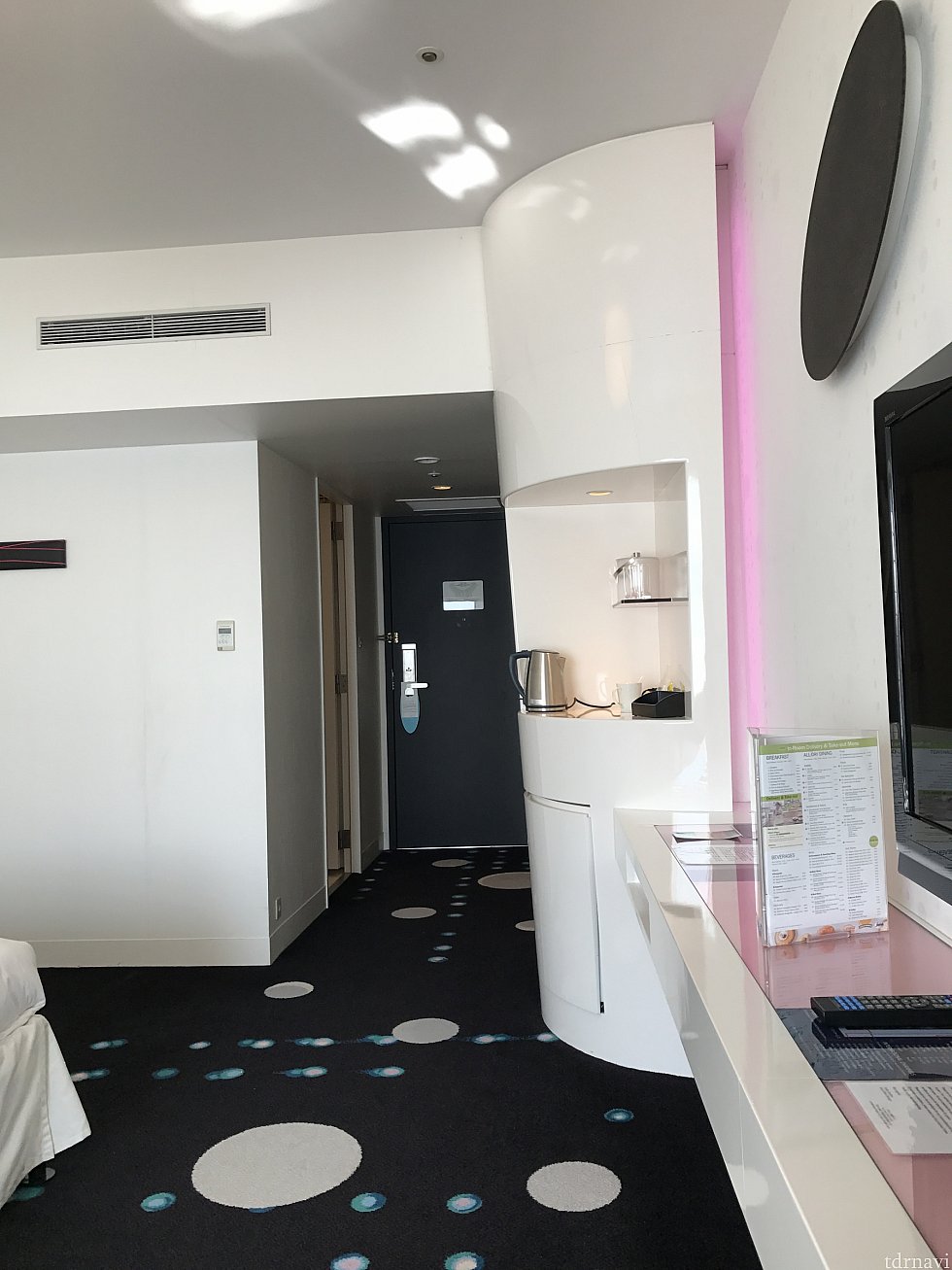マカロンカラーのかわいらしい部屋でした♡