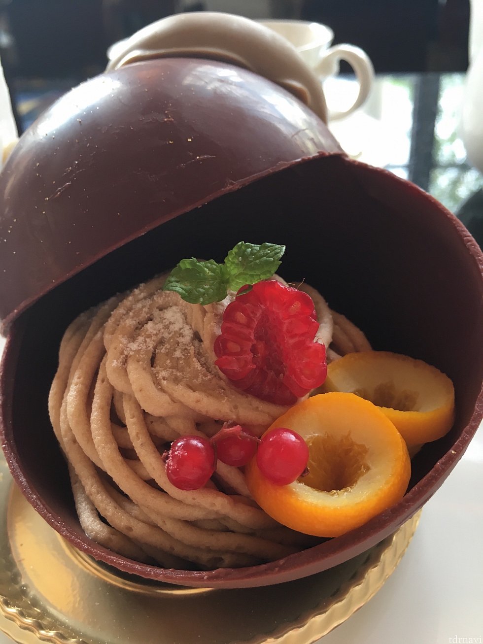 モンブランはほんのりオレンジ味