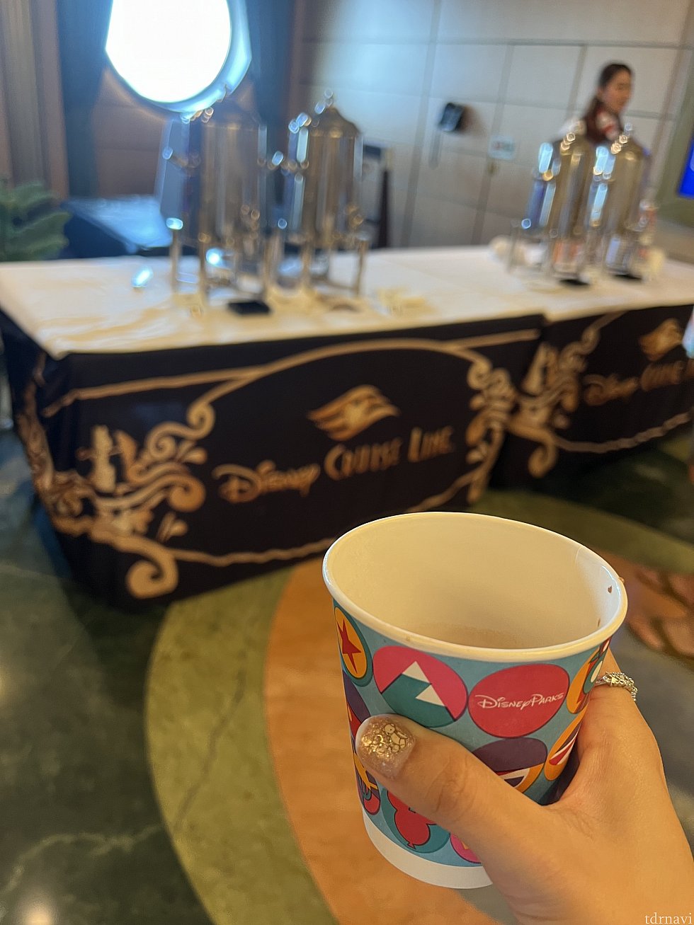 ホットチョコレートが飲めました！