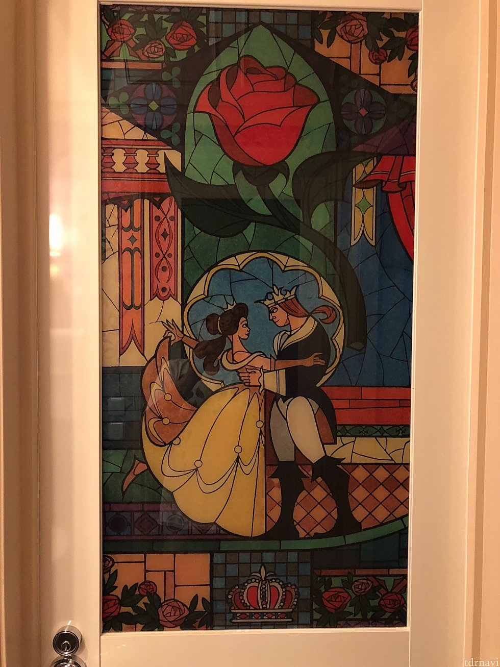 お風呂のドアの絵柄です