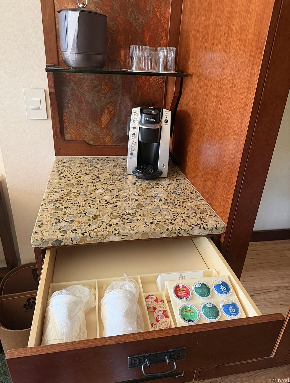 コーヒーメーカー美味しかったですが、水をケチって70周年のコーヒーだけ飲んでました笑