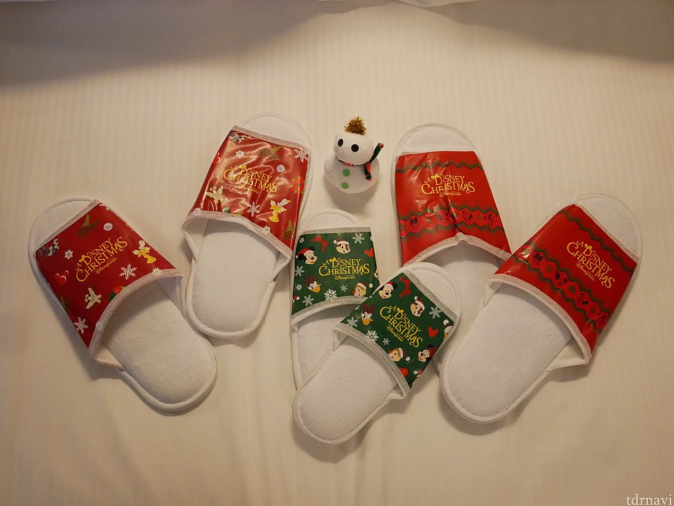 クリスマス限定のスリッパ!