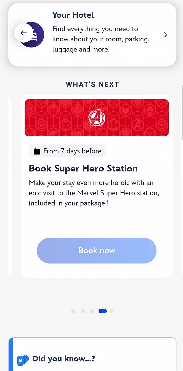 Super Hero Stationはアプリから予約できます。7日前から予約可能で、それまでは「Book Now」できません。