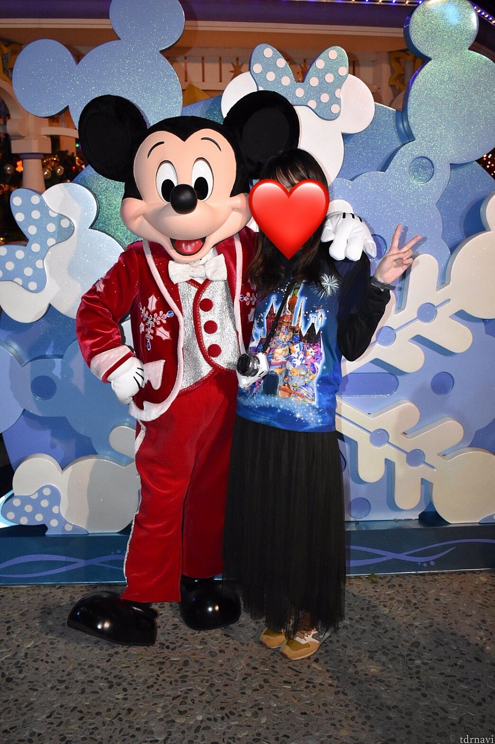 1日目から早速ミッキーに会えて嬉しかったー☺️
