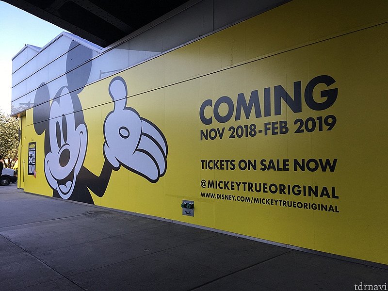 Mickey The True Original Exhibition会場