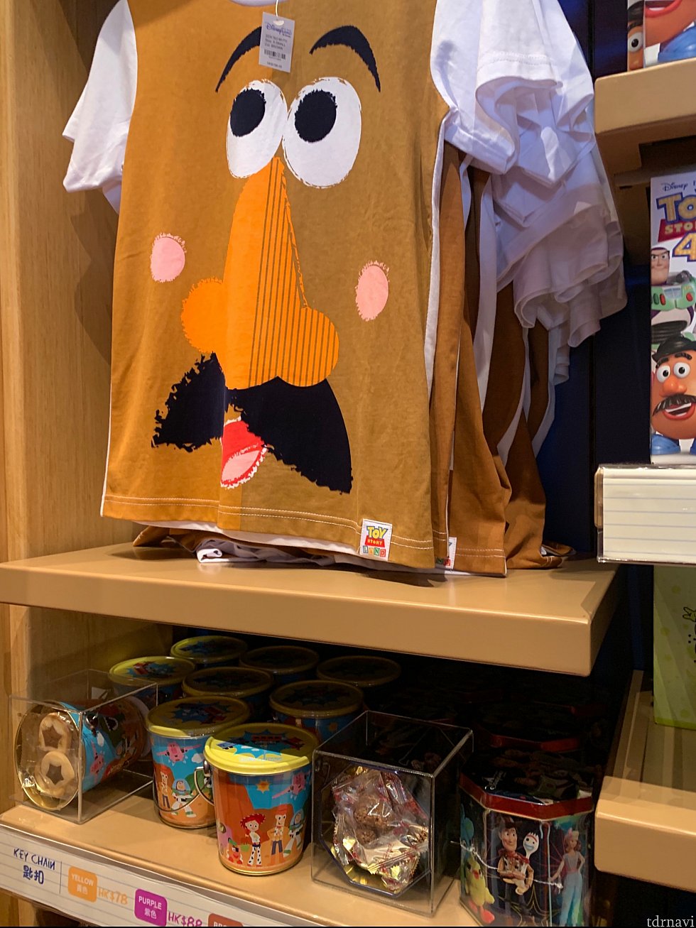 ミスターポテトヘッドのTシャツも!家族やカップルでペアルックもできます!