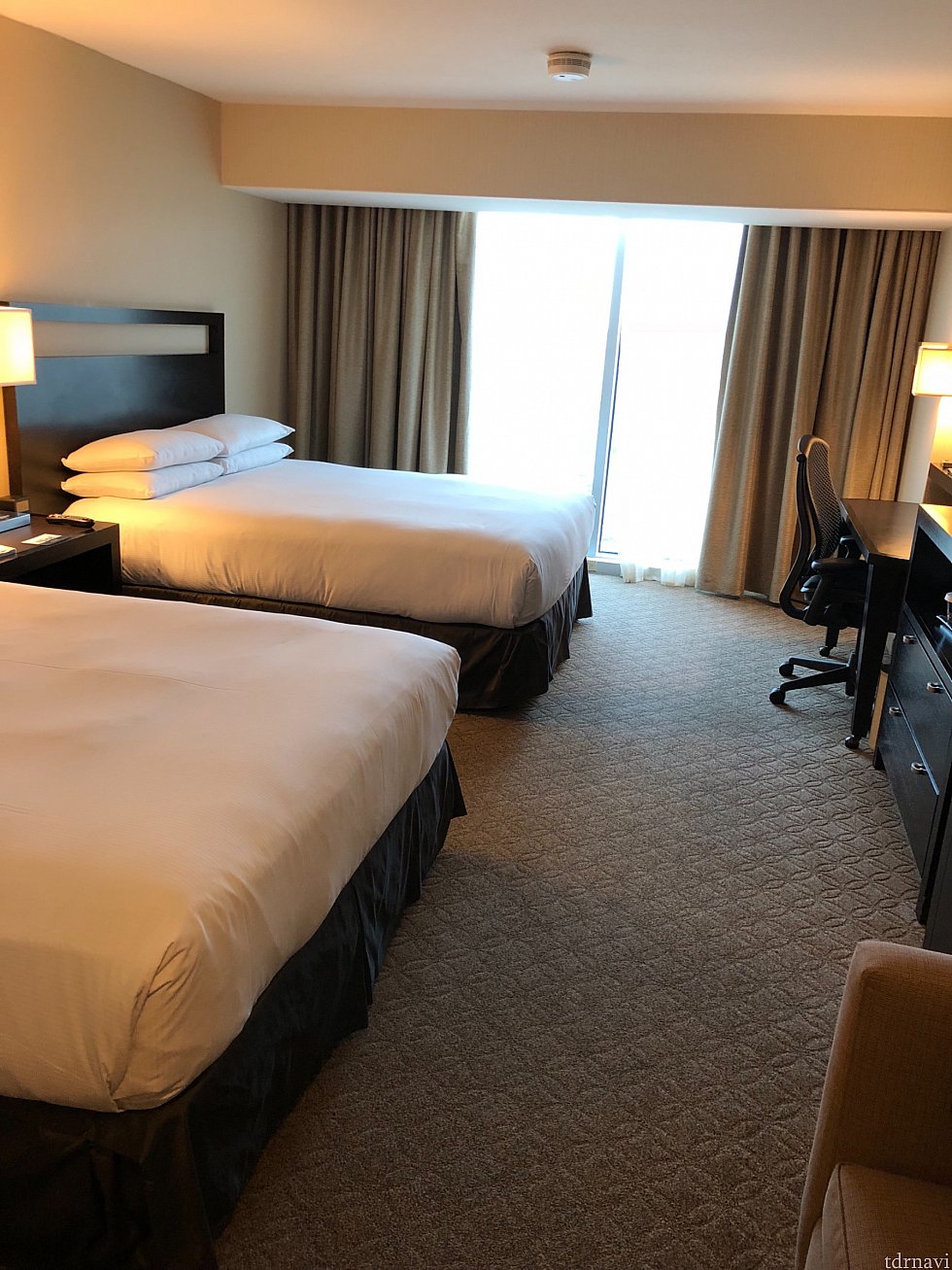 宿泊したお部屋です!
2人でこの広さなのでゆっくりくつろげます。
