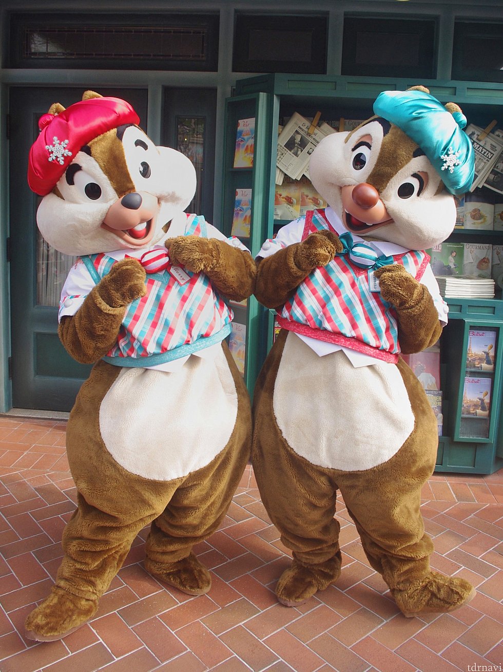 可愛い♡ふたりともキャンディのタイがお気に入り?