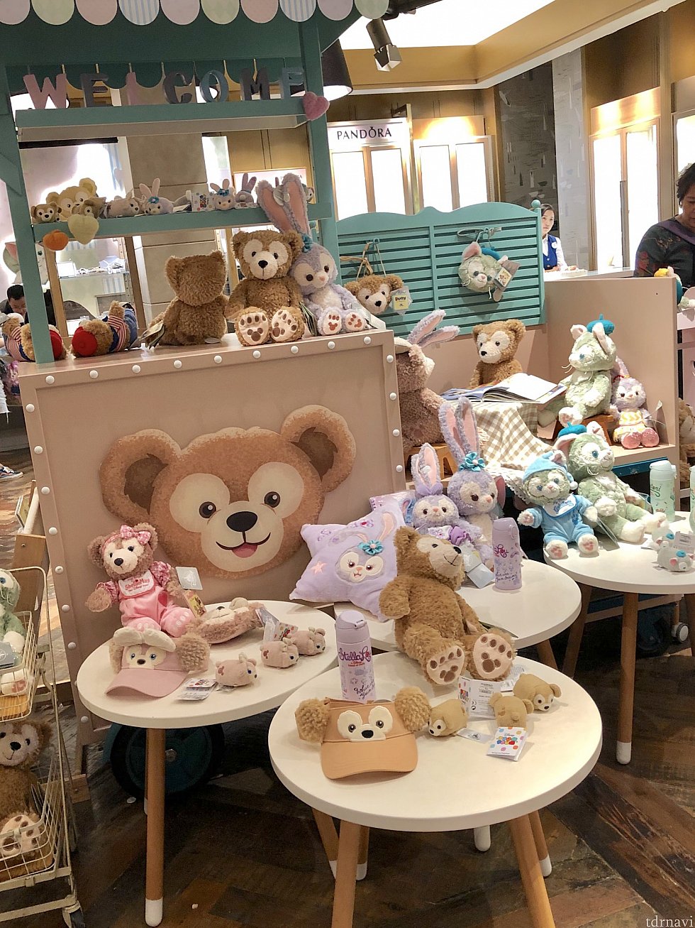 サンバイザーはダッフィーのもありました♡