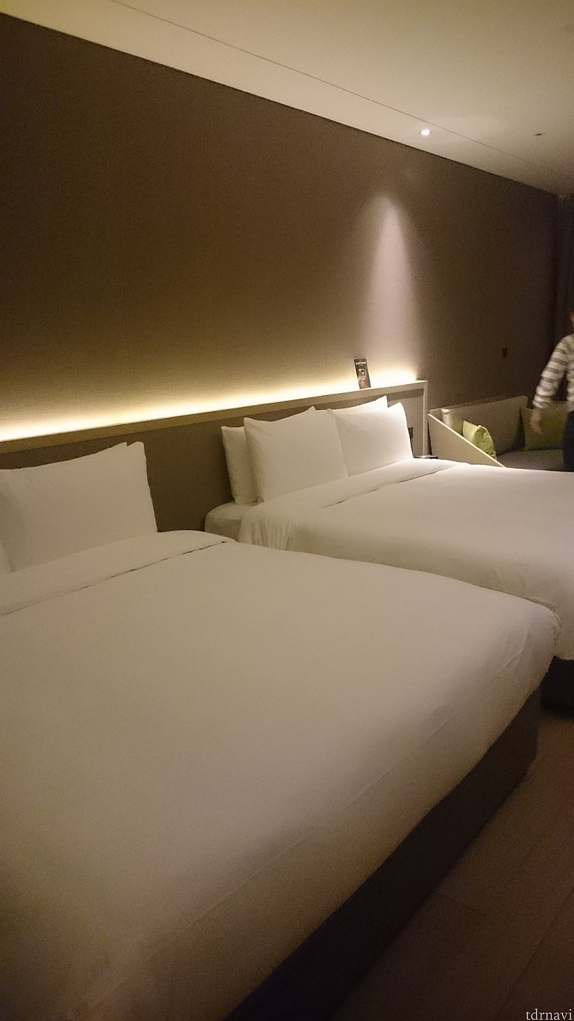 クイーンベッド?ダブルベッド?
広くて快適でした