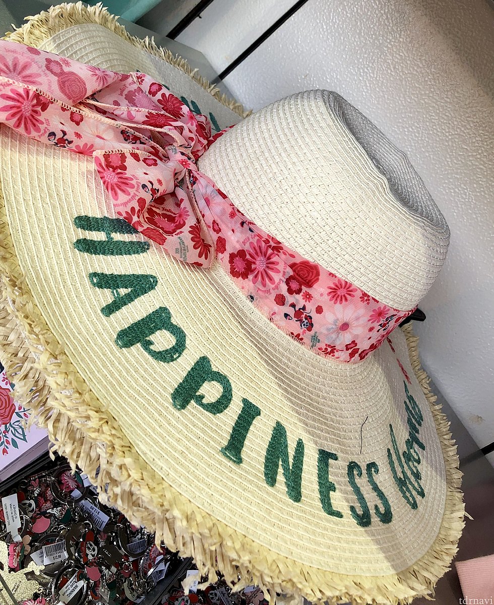 麦わら帽子。$24.99
