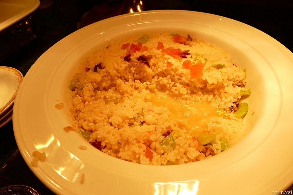 ホタルイカと空豆のリゾット(ランチ限定)。