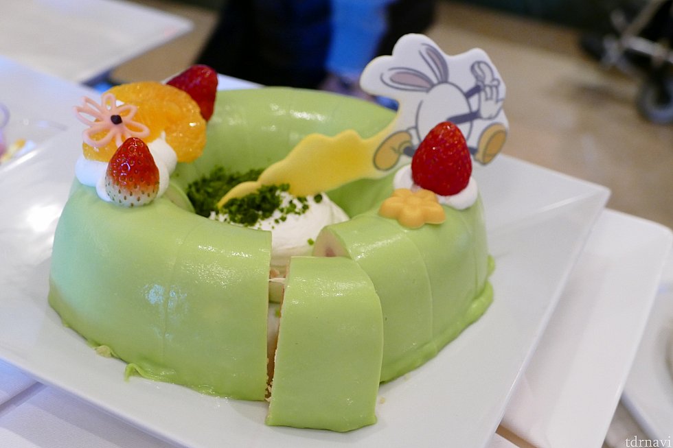 マスカルポーネムースにはうさたまが!!!パークを抜け出してこんなとこまで!!
