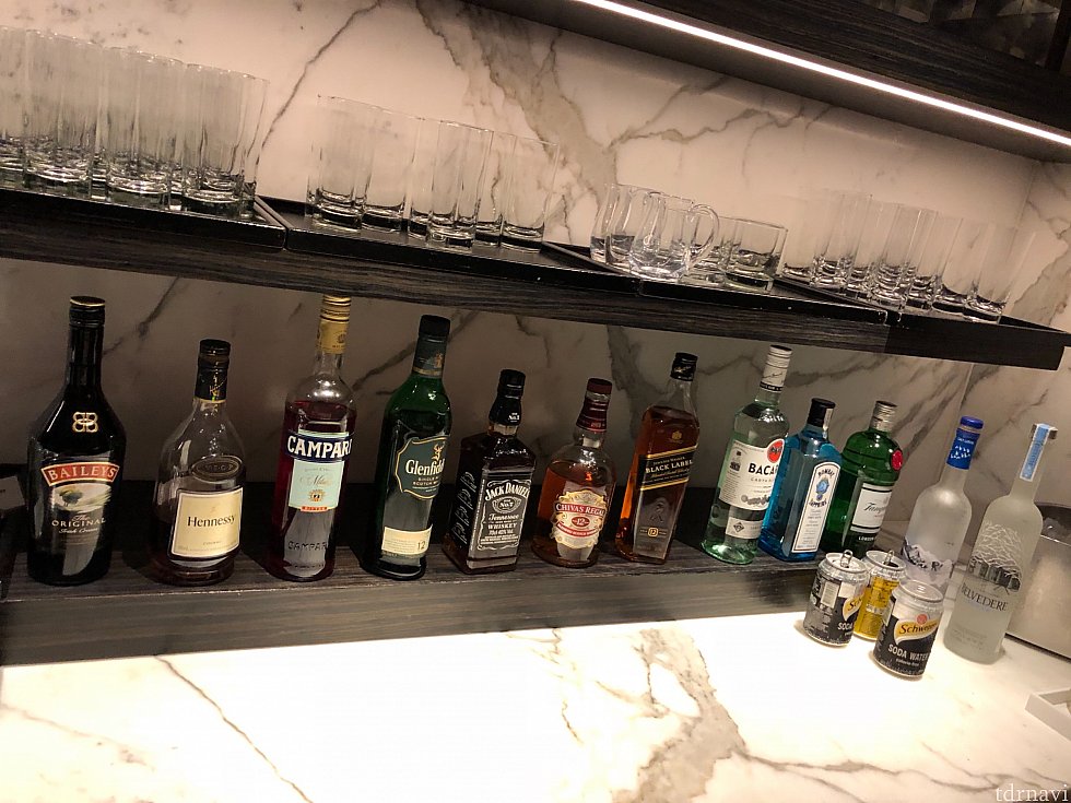 アルコールの種類も豊富