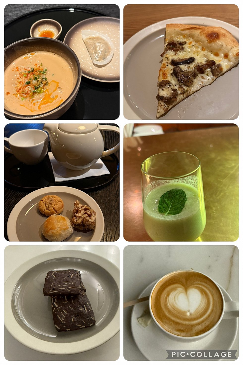ラウンジでいただいた物