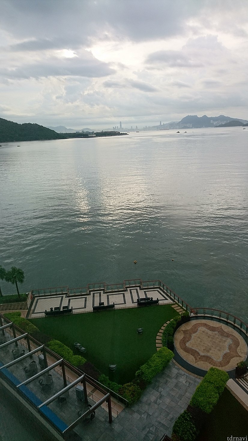 お部屋からの眺め!オーシャンビューです🚢