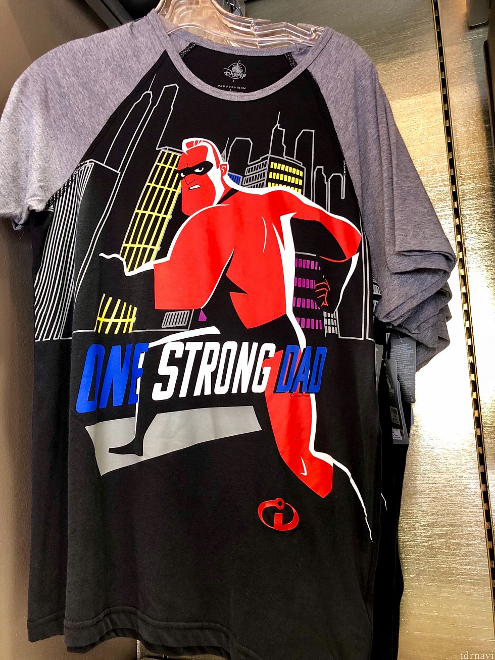 続いてはアパレル系。Mr. Incredible のTシャツ。