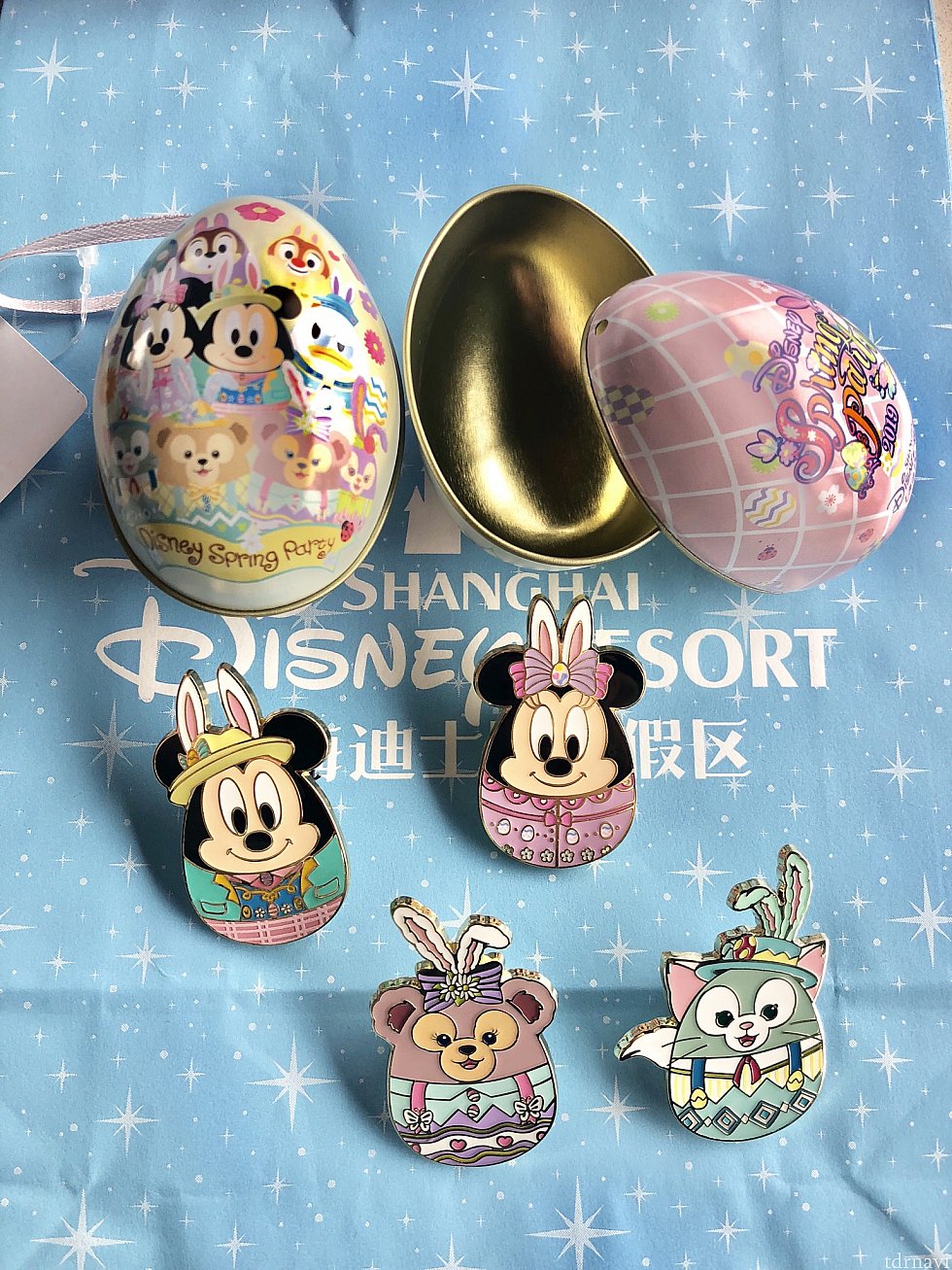 こちらはミステリーピンBOX。タマゴに入ってて可愛い♡