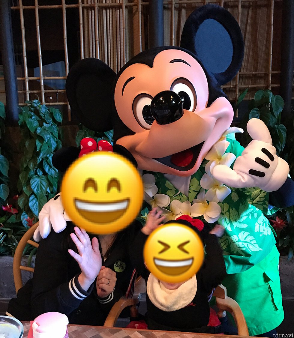 ミッキーはさすがの貫禄😆