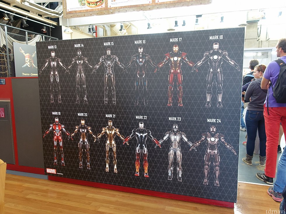 アイアンマンのプロトタイプ一覧表