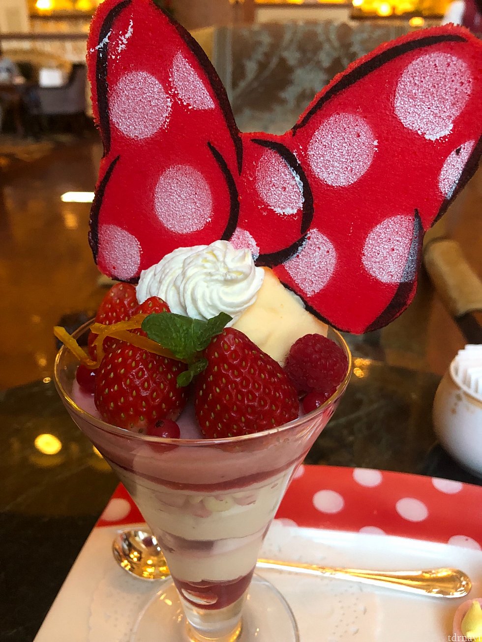 ミニーちゃんのリボンが美味い😋