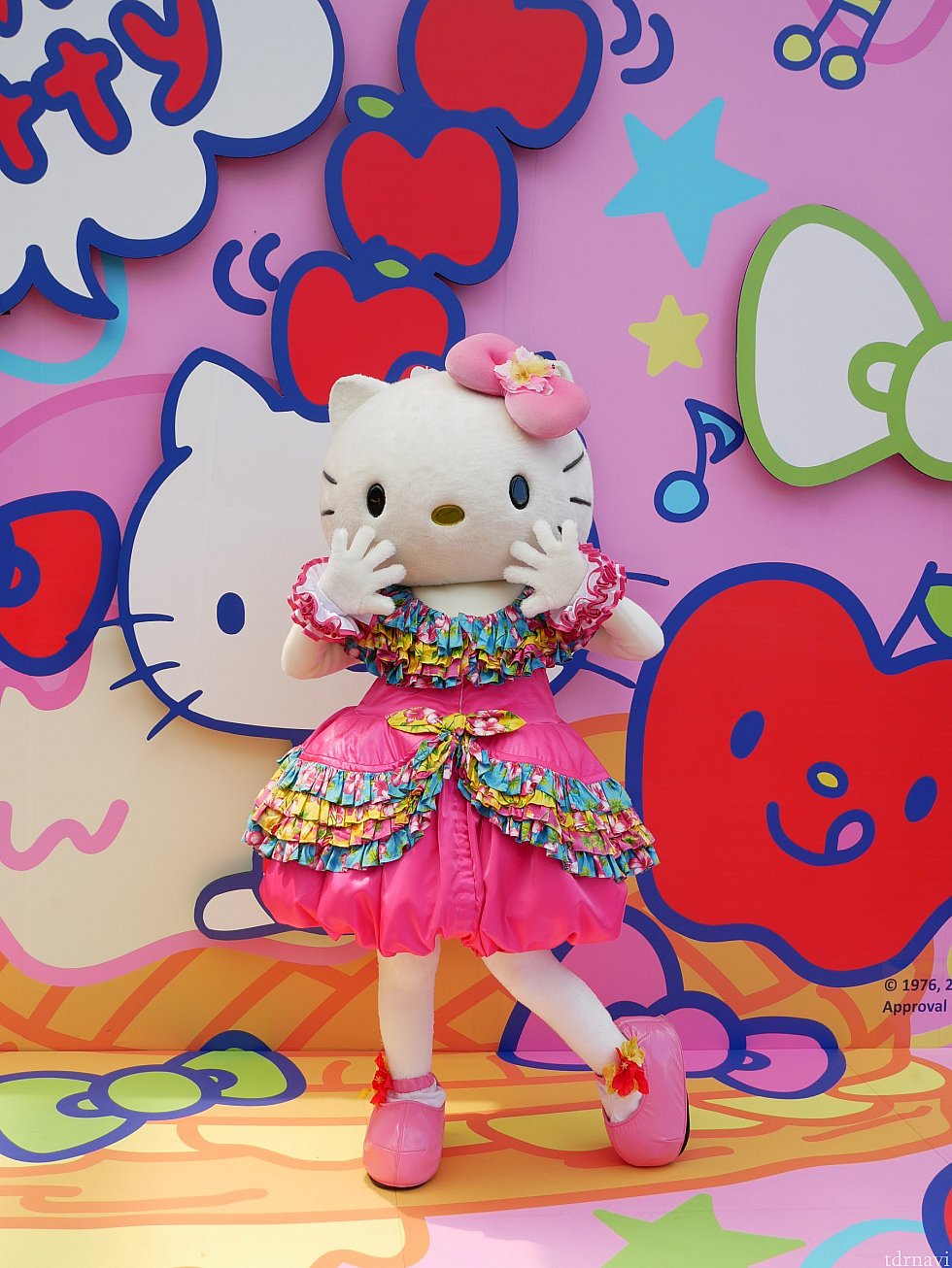 私の番のときはキティちゃんのみ。
テンションが高く、みんなに手をふりまくるサービス精神旺盛なキティちゃんでした😌