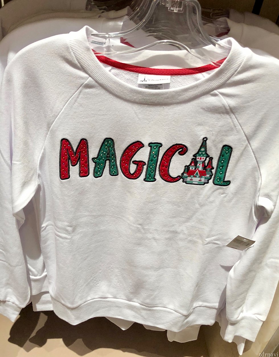 こちらは$54.99のトレーナー。