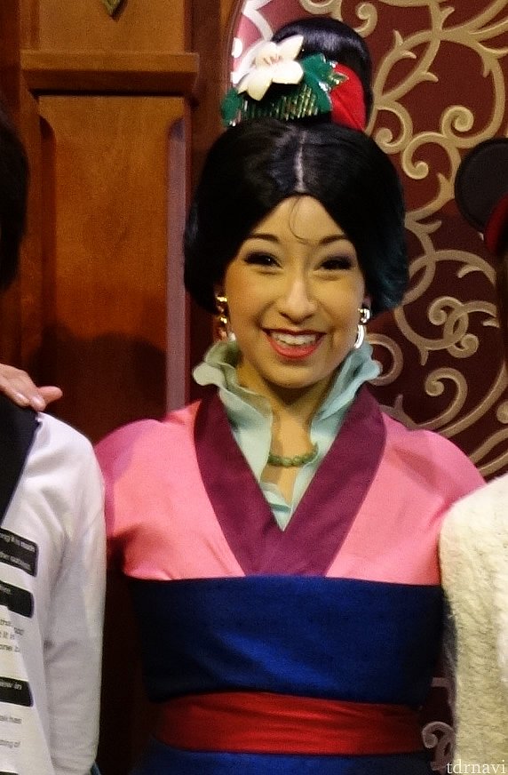 シークレットキャラはムーランでした。こちらもべっぴんさんでした!
