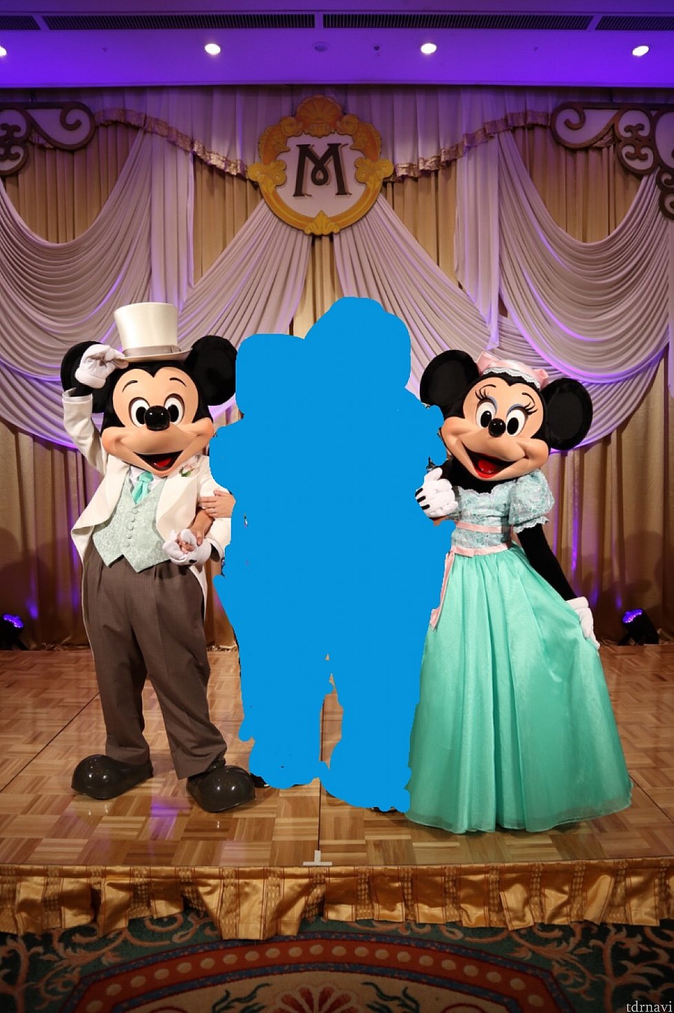 ミッキーとミニーの写真撮影はとっても嬉しかったです。少し緊張しました!笑