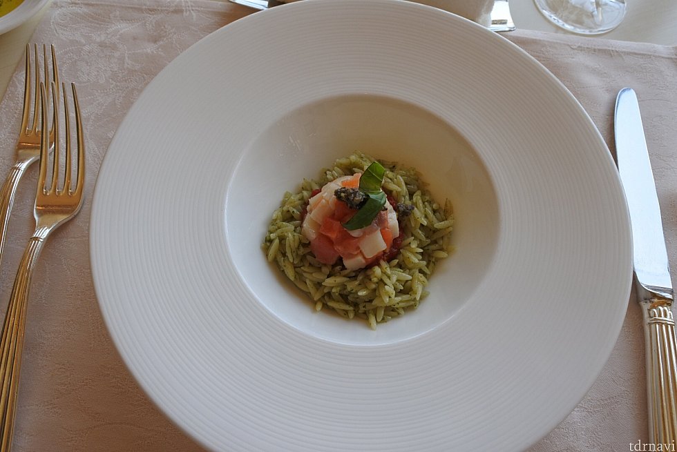 パスタというかリゾット。ベッラはリゾットがおいしいです!!