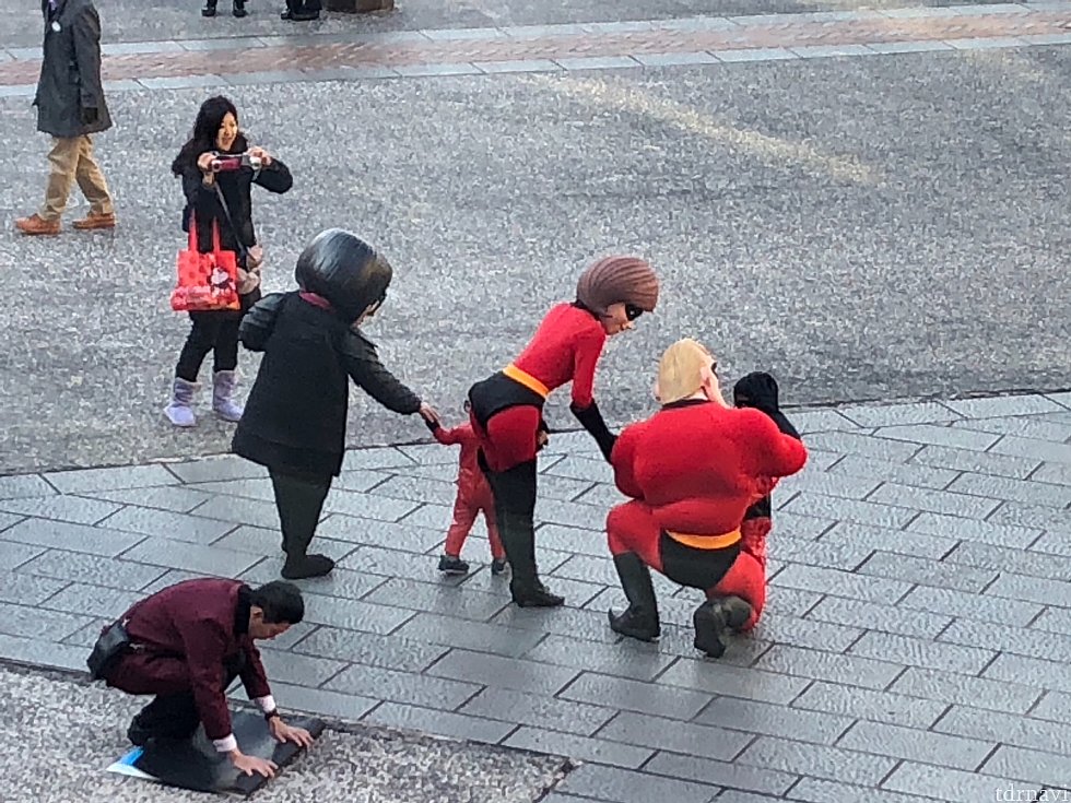 インクレディブルたちも!3人と写真が撮れるなんて知りませんでした@_@