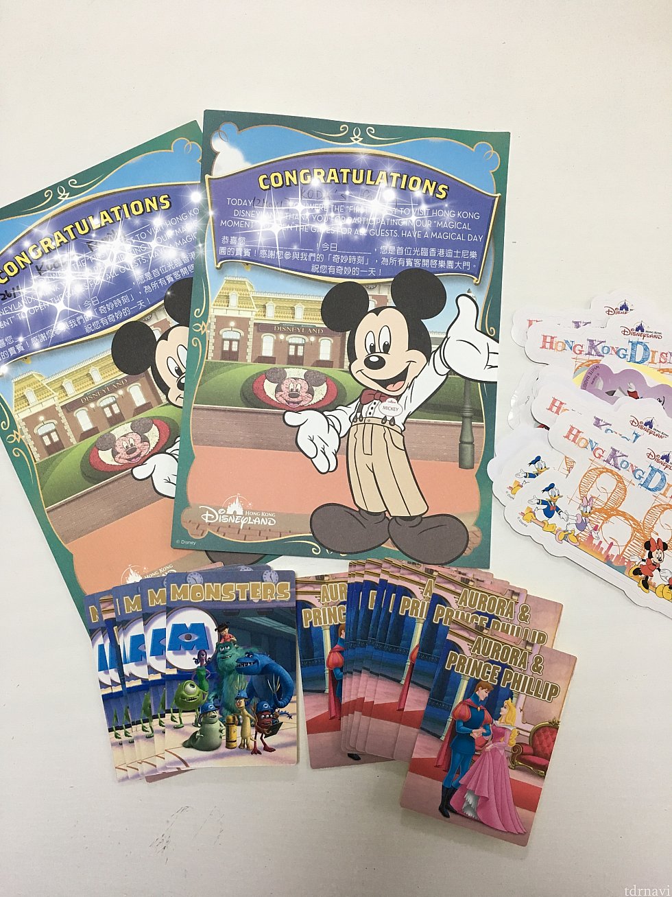 オープニングセレモニー参加証明書とどさっとシールをいただきました٩( *`꒳´* )۶