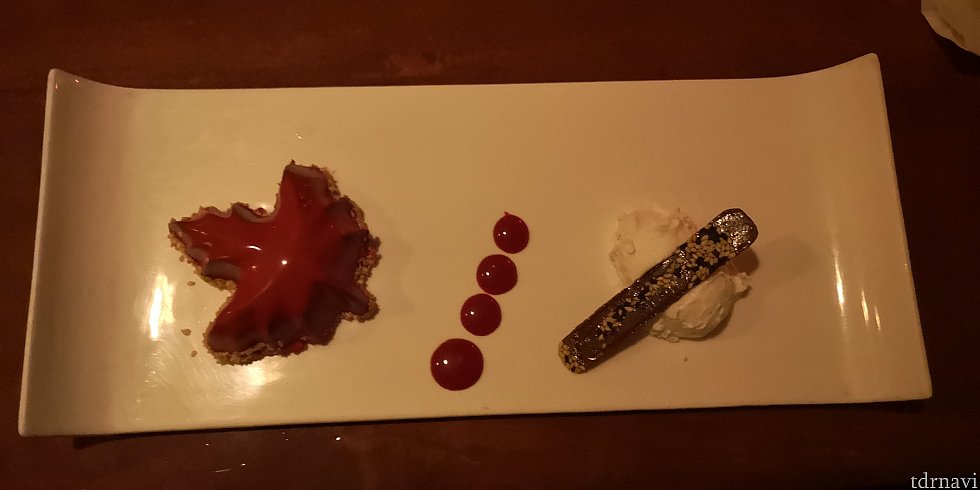 チョコレートムース。濃厚過ぎてムースではなかった😅