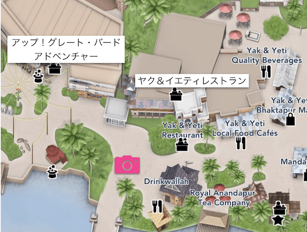 フォトスポットはこのあたりです。