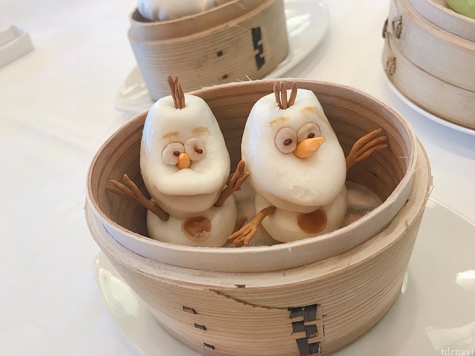 オラフの餡饅。(6月現在メニューに記載がありませんでした…)