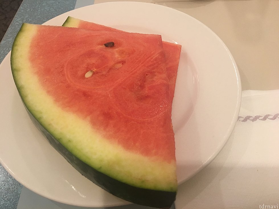 甘くてスイカが🍉美味しい(o^^o)
