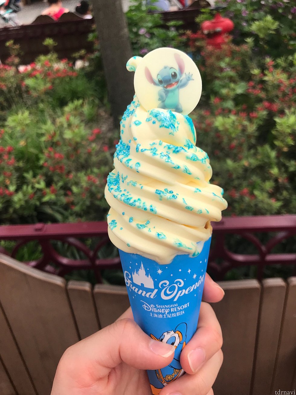 水色は飴でした。
まだまだグランドオープンの紙カップ💦既に下の方が暑さで溶けています笑☀️