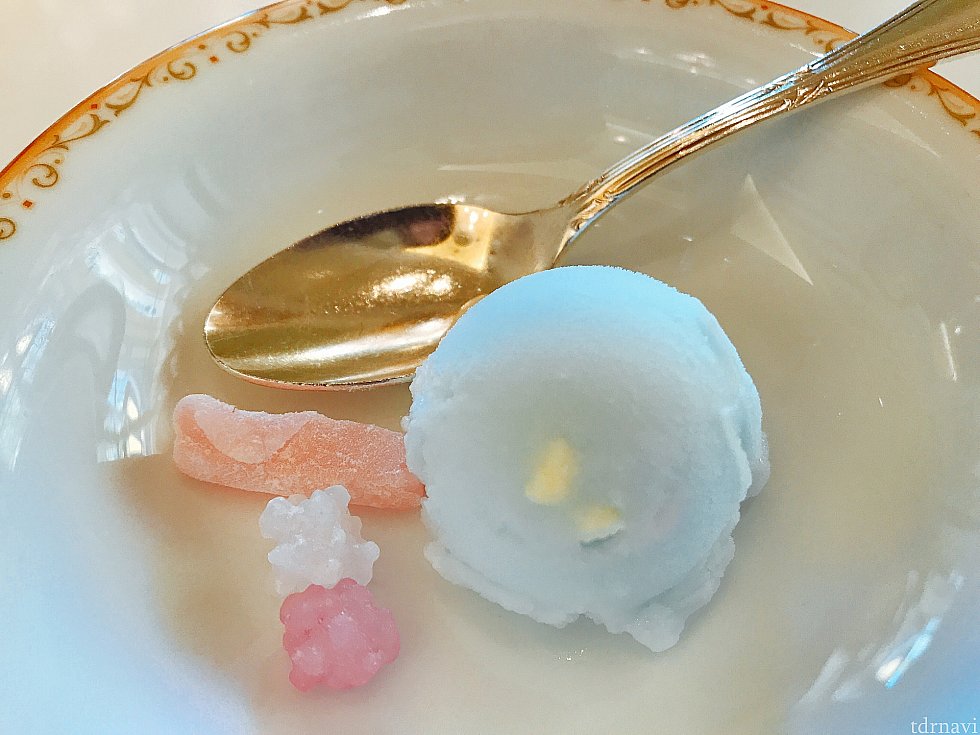 金平糖とラムネシャーベット!